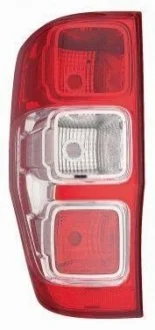 Ліхтар задній Лів (W21/5W/W21W/WY21W, колір повороту білий, колір скла червон) FORD RANGER Pick-up 04.11-10.18 DEPO 231-1956L-LD-UE