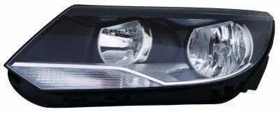 VW TIGU Фара перед.пра. H7/H15, авт., + моторчик, чёрн.отражат. 07/11- [] DEPO 441-11H1RMLDEM2