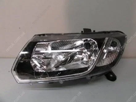 DACIA LOGAN II 12- Фара перед.лев. H4, черн.отраж., механ. DEPO 551-1198L-LD-E2