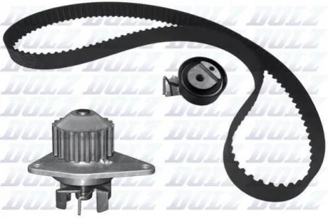 CITROEN К-т ГРМ (помпа+ремень 100 зубцов +ролик) Berlingo 1,4 96- DOLZ KD061