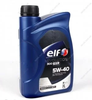 Мастило моторне Evolution 900 SXR 5W-40 1L (Renault RN0710, RN0700: бензиновий, турбований бензиновий та дизельний без сажевого фільтра, 2.2 dCi DPF) ELF 194849