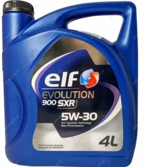 Олія моторна. Evolution 900 SXR 5W-30 (Каністра 4л) ELF 196133 (фото 1)