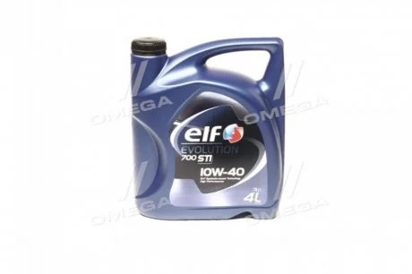 Мастило моторне півсинтетика Elf Evolution 700 STI 10W-40 4L. ELF 201552