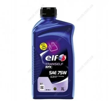 Олива трансміс. TRANSELF NFX SAE 75W (Каністра 1л) ELF 223519