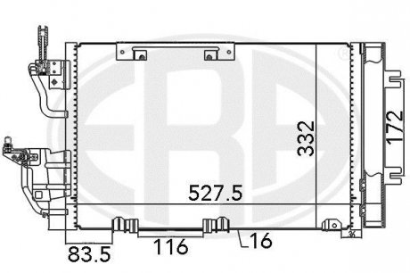 Радіатор ERA 667015