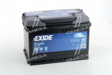 Стартерна батарея (акумулятор) EXIDE EB740
