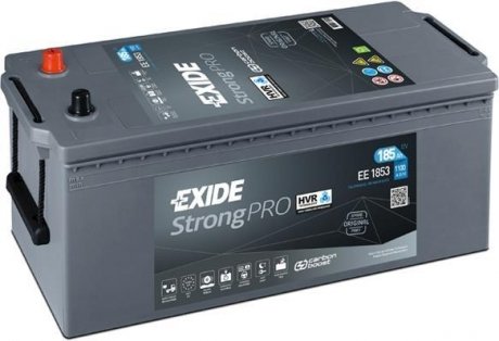 Акумуляторна батарея 185Ah/1100A (513x223x223/+L/B00/B0) Strong Pro EFB+ EXIDE EE1853