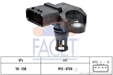 Датчик абсолютного давления - MAP Sensor FACET 10.3132
