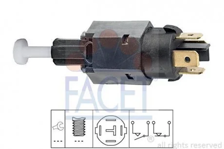 Вимикач стоп-сигналу FACET 7.1065