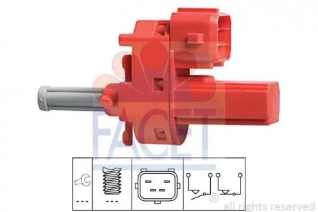 Датчик включения стоп-сигнала FACET 7.1140
