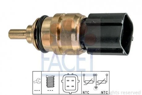 Датчик температури охолоджуючої рідини FACET 7.3371