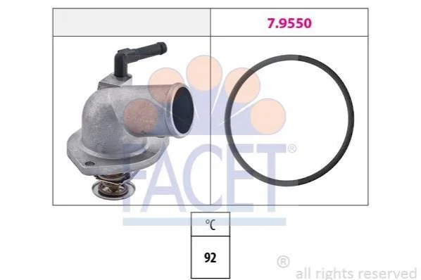 Термостат Opel Astra g 1.4 16v (98-05) Facet FACET 7.8157 (фото 1)
