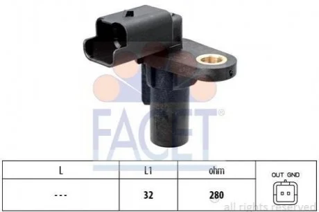 Датчик колінвалу FACET 9.0579
