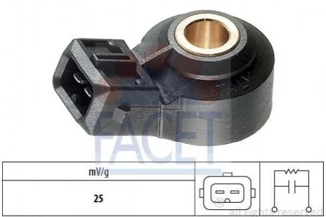 Датчик детонації 1(F20)/3(F30)/Vectra 90-02 2.0i FACET 9.3010