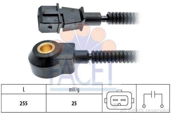 Датчик детонації KIA/Hyundai (99-) Facet FACET 9.3090 (фото 1)