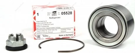 Підшипник призначений для монтажу на маточину, кульковий, з елементами монтажу FEBI BILSTEIN 05528