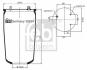 Пневмоподушка подвески без поршня FEBI FEBI BILSTEIN 35624 (фото 1)