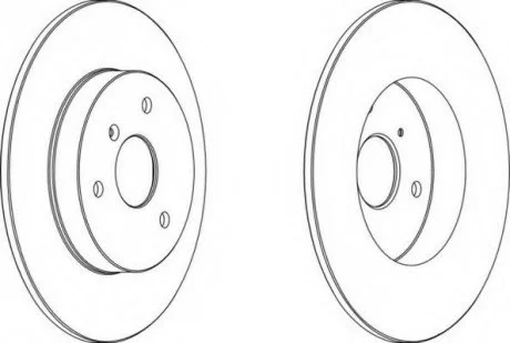 Гальмівний диск FE FERODO DDF1111