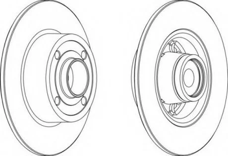 Тормозной диск FERODO DDF1571 (фото 1)