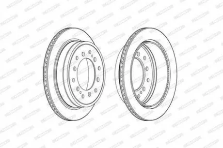 Диск гальмівний FERODO DDF2505C