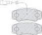Комплект гальмівних колодок задн, NISSAN CABSTAR, NT400 CABSTAR RVI MAXITY 2.5D/3.0D 09.06- FERODO FVR4054 (фото 2)