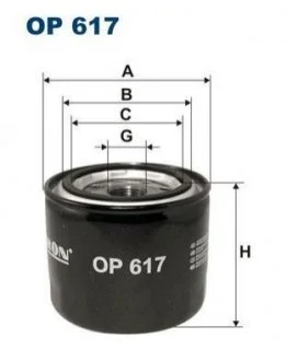 Фільтр масляний PROMO FILTRON OP 617