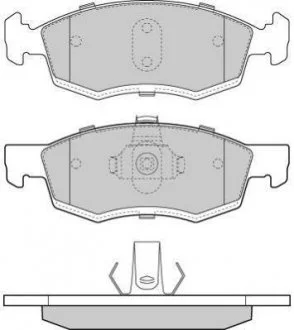 Фото 1 - комплект тормозных колодок, дисковый тормоз FREMAX FBP-1584 Комплект тормозных колодок, дисковый тормоз FREMAX FBP-1584 (фото 1)