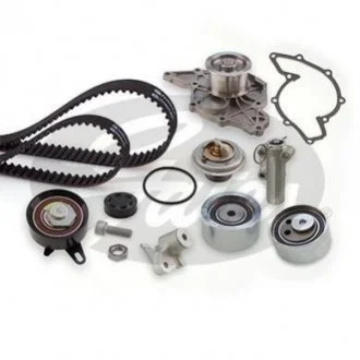 Водяной насос + термостат + комплект зубчатого ремня Gates KP2TH15557XS-1 (фото 1)