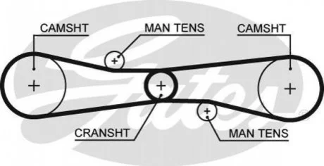 Ремінь ГРМ Gates T275