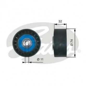 Ролик поліклинового ременя GT Gates T36518