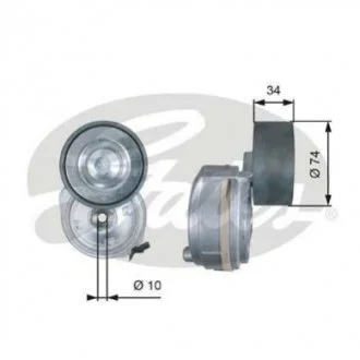 Натягувач клинового ременя GT Gates T38638