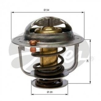 Термостат, охлаждающая жидкость Gates TH31782G1