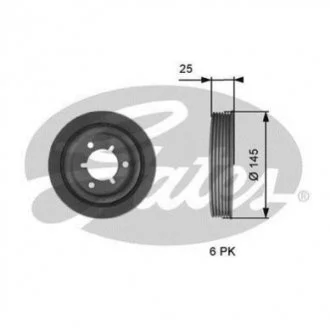 Шків Gates TVD1056