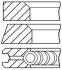 Кільця поршневі,комплект GOETZE 08-117907-00 (фото 1)