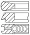 Комплект поршневих кілець STD GO GOETZE 08-121800-00 (фото 1)