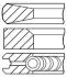Кільця поршневі GOETZE 08-152900-00 (фото 1)