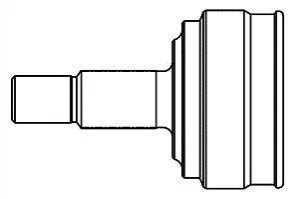 Шарнирный комплект, приводной вал GSP 824041