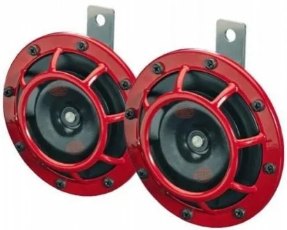 Сигнал звуковий Hella Super Tone B133 (комплект) червоний HELLA 3AG 003 399-801