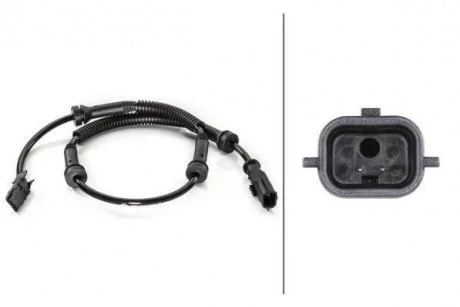 Датчик, частота вращения колеса HELLA 6PU 012 806-301