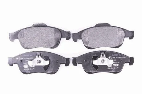 Колодки гальмівні дискові; передня вісь / Kaptur 2 HELLA 8DB 355 014-791