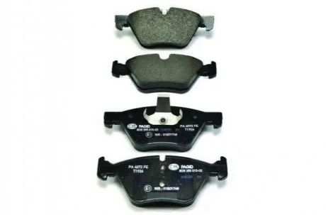 Колодки гальмівні дискові; передня вісь HELLA 8DB 355 015-031