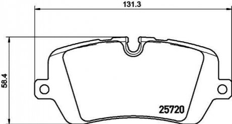 Колодки гальмівні HELLA 8DB 355 020-361