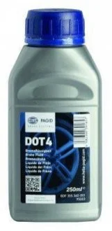 Рідина гальмівна DOT4 250ml HELLA 8DF 355 360-001