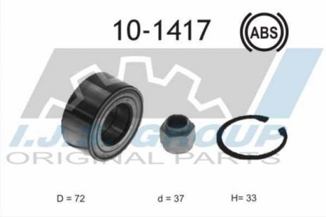Комплект подшипника ступицы колеса IJS GROUP 10-1417 (фото 1)