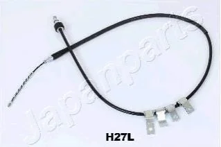 HYUNDAI Трос ручн.тормоза лев.Getz 02- (бараб.без ABS) JAPANPARTS BC-H27L