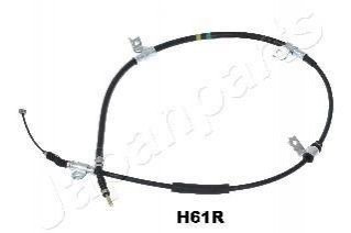 HYUNDAI Трос ручн.тормоза прав.H-1 08- (с ABS) JAPANPARTS BC-H61R