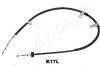 Трос ручн.гальма лів.(барабан!) Picanto 04- (без ABS) JAPANPARTS BC-K17L (фото 1)