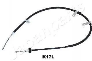Трос ручн.гальма лів.(барабан!) Picanto 04- (без ABS) JAPANPARTS BC-K17L