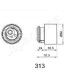 Натяжной ролик JP JAPANPARTS BE-313 (фото 2)