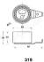MAZDA Натяжной ролик 626 2,0D 84-94 (RF) / KIA SPORTAGE JAPANPARTS BE-319 (фото 2)